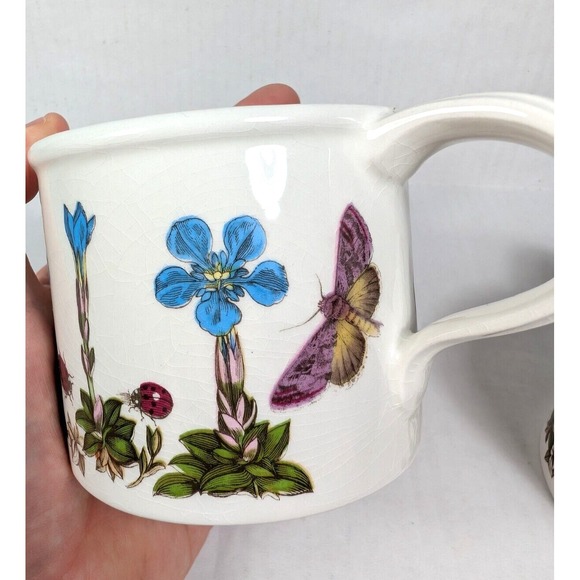 The Botanic Garden Creamer Set Portmeirion Spring Gentian‎ READ Small & Medium - Picture 8 of 13